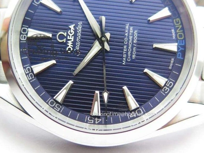 0428 Aqua Terra ‘PyeongChang 2018’ V6F Best Edition Blue Dial On SS Bracelet A UrbanChic 8251